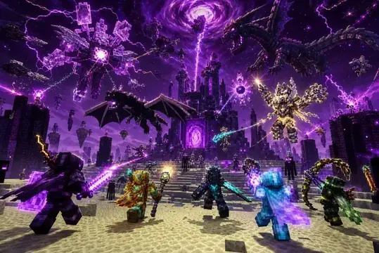 Jogadores em servidor com modpacks ou addons pesados